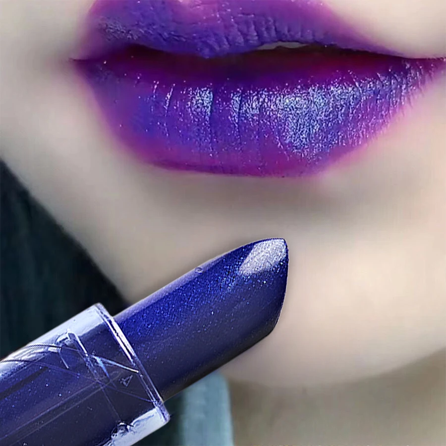 Rouge à lèvres rose à changement de couleur, 1 pièce, imperméable, maquillage féminin, teinte sexy, brillant à lèvres, cosmétiques, cadeaux, professionnel