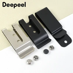 5/10/20P Metal Belt Clips Buckle Sheath Clip Clasp Wallet Key Hook Holster Spring Clamp Clasps Keychain Holder Hooks Accessories