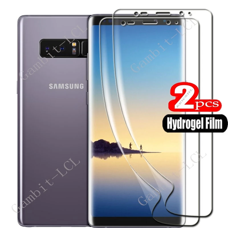 Гидрогелевая Защитная пленка для Samsung Galaxy Note8 6,3 дюйма GalaxyNote8 Note 8 N950F N950FD N950U HD, 2 шт.