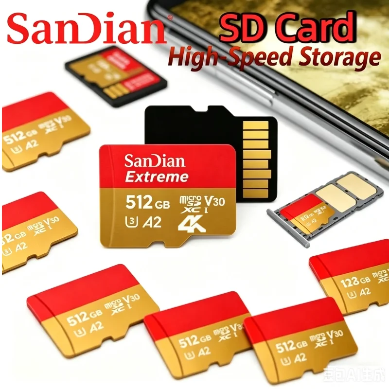 

Original 1TB Premium Micro TF SD Card Class10 Reliable Mini Memory Card For Mobile Phone HD Camera Recorder