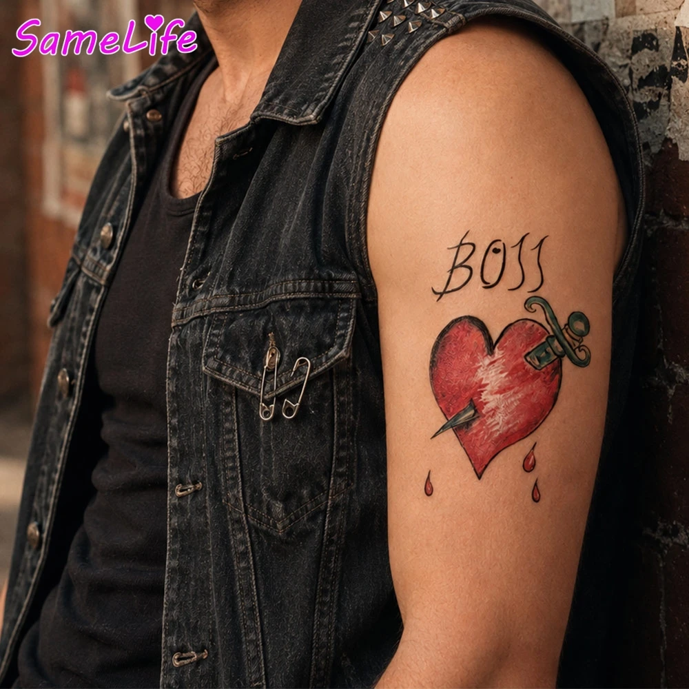 Wholesale Movie Rocky Horror Picture Show Cosplay Role Play Dr. Furter Temporary Tattoo Sticker Prop Halloween Fancy Dress Up
