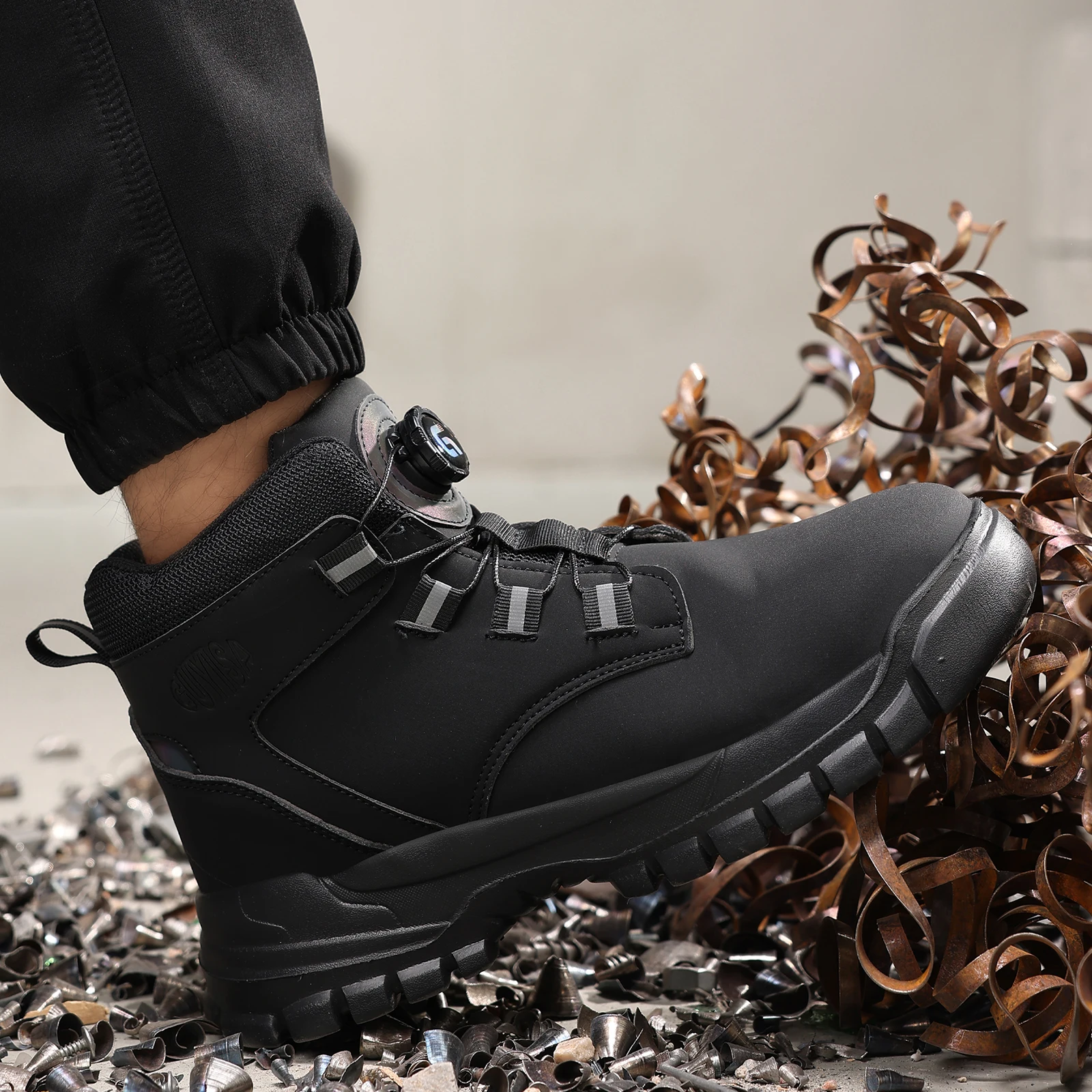 GUYISA High-top men's work shoes and workwear series for all four seasons