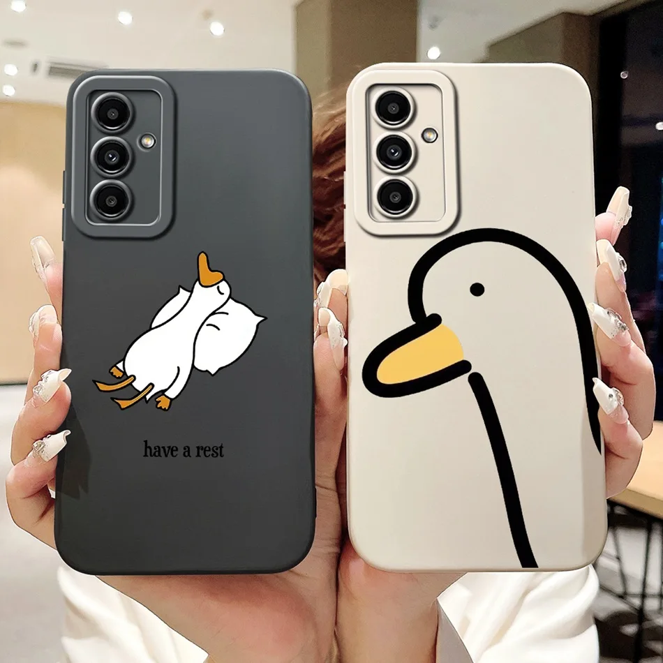 For Samsung Galaxy M23 / F23 Case Samsung M23 F23 5G SM-M236B Cute Cartoon Soft Silicone Camera Protective Shockproof Phone Case