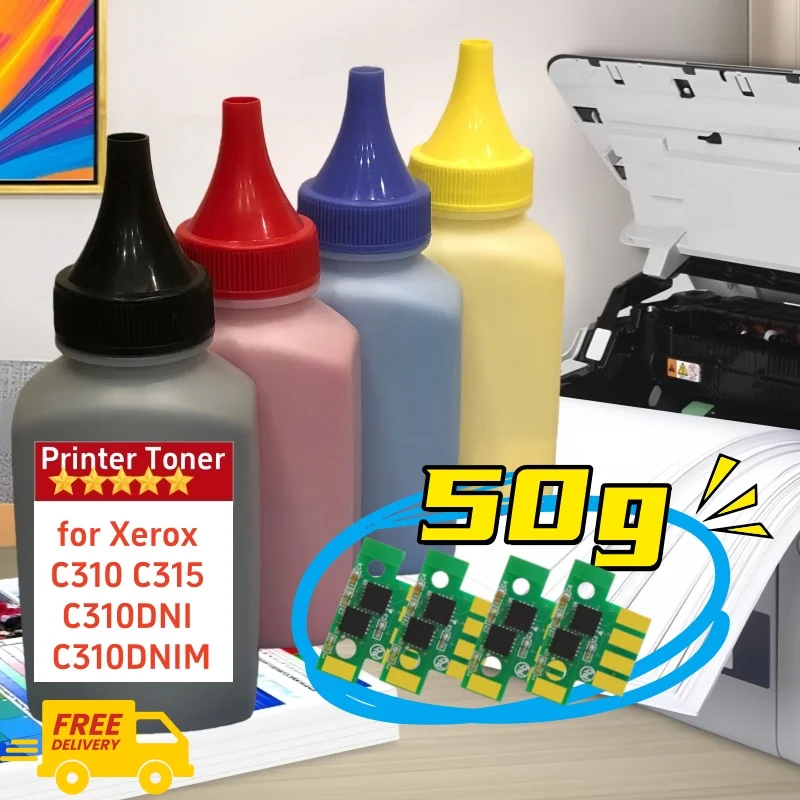 

006R04356 006R04357 006R04358 006R04359 C310 C315 Toner powder Chip Compatible for Xerox C310V C315V C310DNI Printer Color