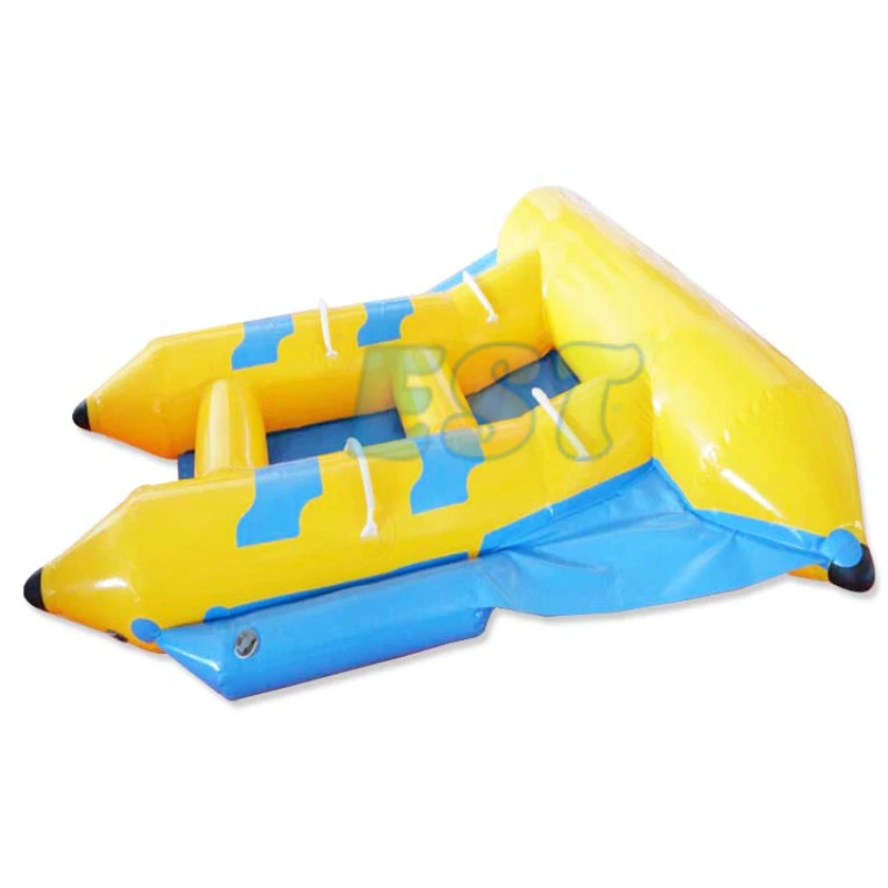 Towable Inflatable Water Toys Flying Fish Inflatable Banana Boat Floating Sport Game for The Lake For Adult