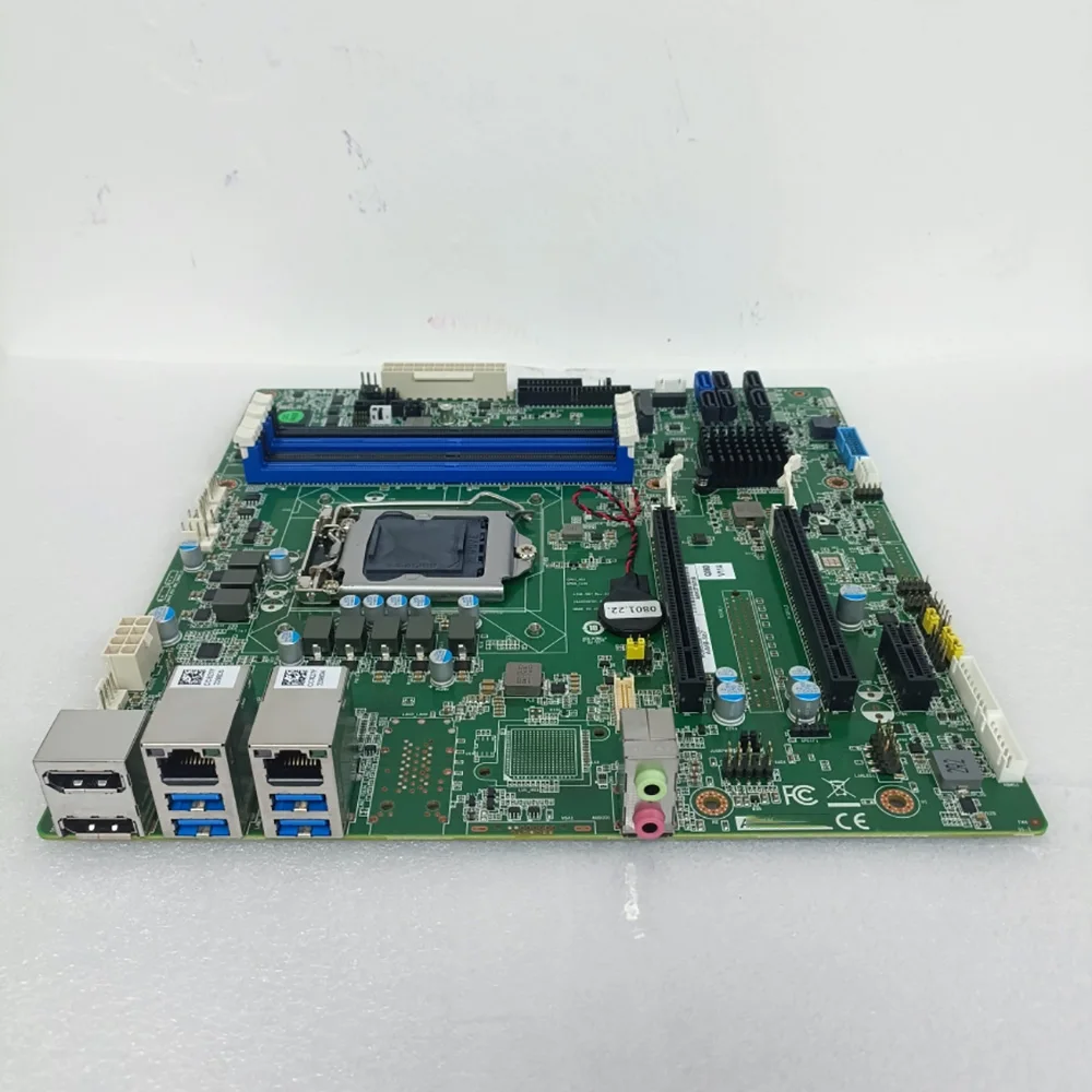 For Advantech Industrial Micro ATX Motherboard Q470E 10th i3/i5/i7/i9-10900 LGA1200 AIMB-587QG2 AIMB-587QG2-00A1E AIMB-587