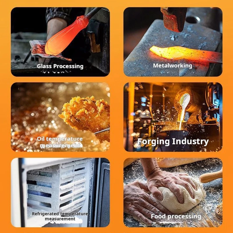 Easy To Use IR Thermometers For Home Cooking And Machine Temperature Testing C7AC