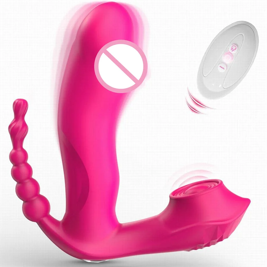 

G Spot Clitoral Anal Vibrator Sex Toy with 7 Vibration Modes Waterproof Rechargeable Rose Toy Adult Toy for Women