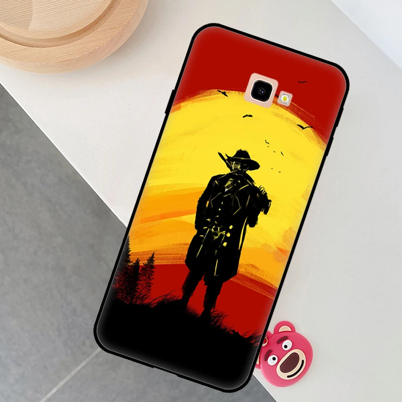 Red Dead Redemption 2 Pour Samsung Galaxy J3 J5 J7 2017 A3 A5 J1 2016 A7 A8 A9 J8 2018 J4 J6 Plus Couverture Arrière