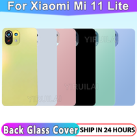 Grade AAA Back Cover Housing With Camera lens For Xiaomi Mi 11 Lite 4G 5G Back Housing Back Cover Door with Adhesive