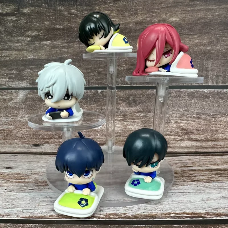 In Stock Blue Lock Sleeping Style Blind Box Kawaii Mini Anime Action Figure Desktop Ornament Birthday Surprise Gifts For Fans