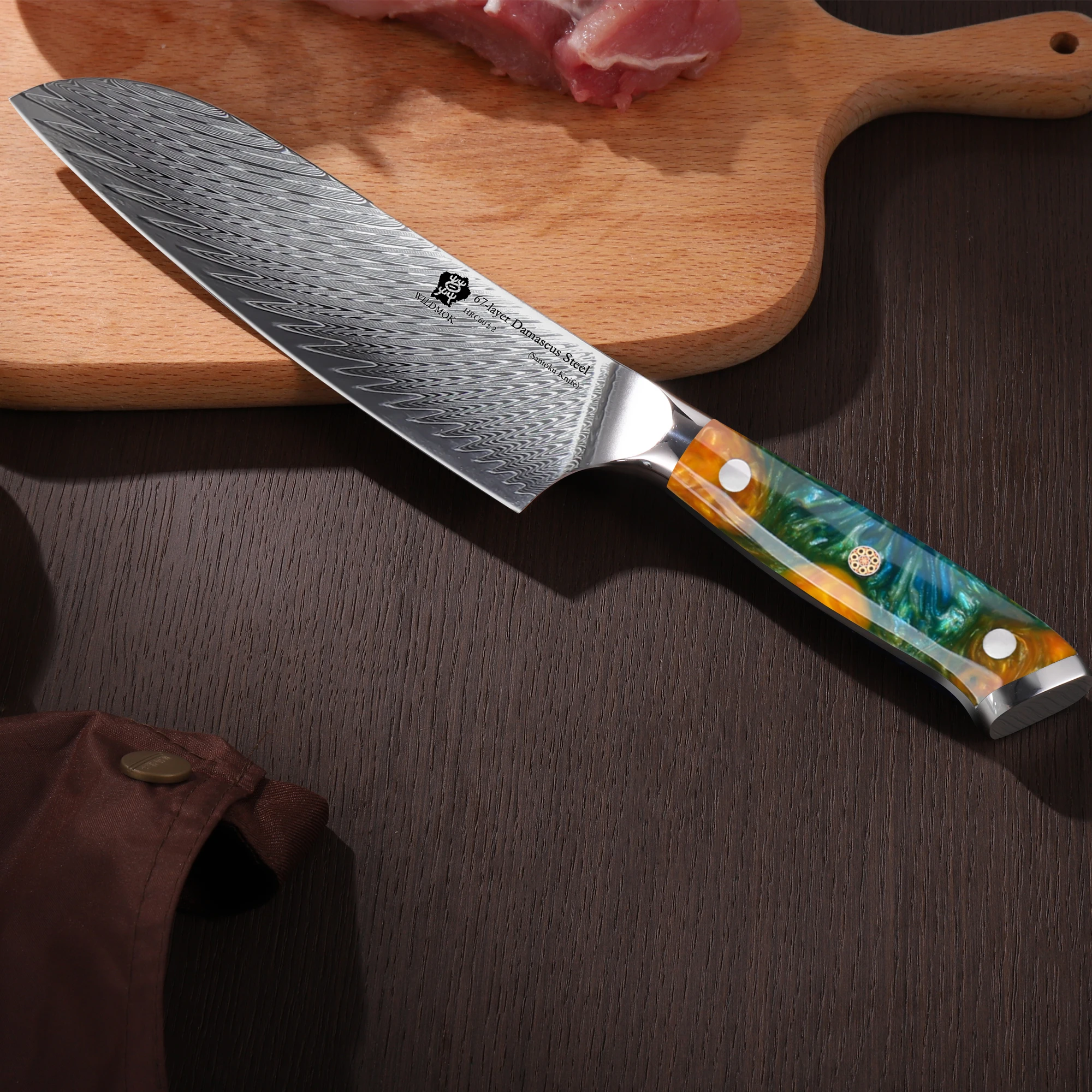 WILDMOK Santoku Knife, 7