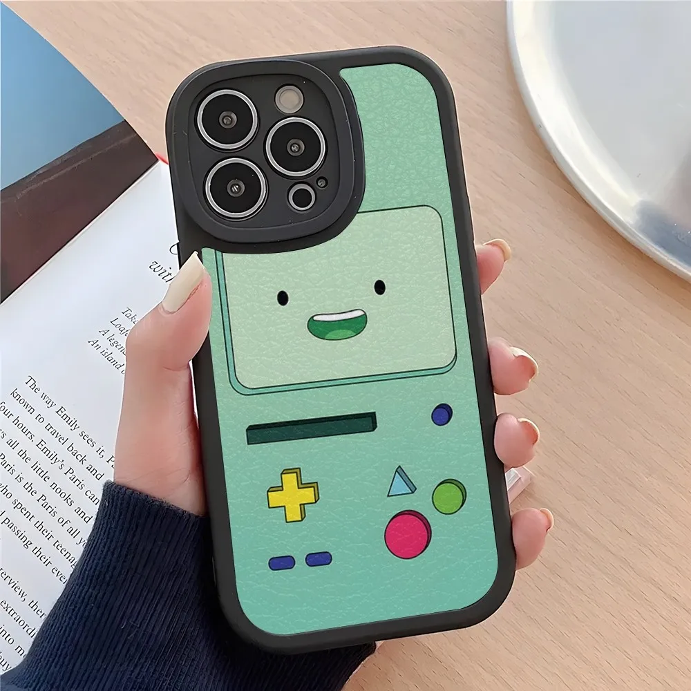 Adventure time cute Beemo BMO Jake Finn Phone Case For iPhone 15 14 11 12 13 Pro Max Mini X XR XS 7 8 Plus Lens Protection