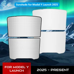 Voor Tesla Nieuw Model Y Launch 2025 Jeneverbes Zonnescherm Dak Nooit Sag Nano Ijs-Kristal Coatings Warmte-isolatie Glas zonnescherm