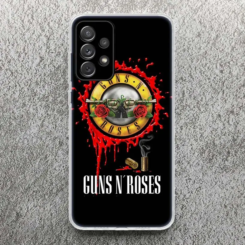 Guns N Roses Good Time Phone Case For Samsung Galaxy A15 A55 A14 A54 A13 A53 A12 A52S A25 A24 A34 A23 A35 A33 A22 A32 A04S A03S