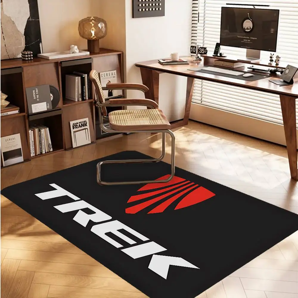 T-TrekS LOGO Floor Mat Rectangle Anti-slip Home Soft Badmat Front Door Indoor Outdoor Mat Hotel Decor Mat