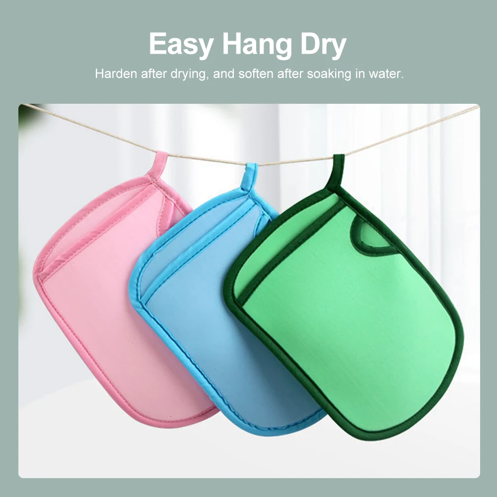 Manopla de baño exfoliante, cepillo de ducha, limpieza corporal, absorción de agua, guante de masaje corporal de espuma de fácil limpieza, herramienta de baño