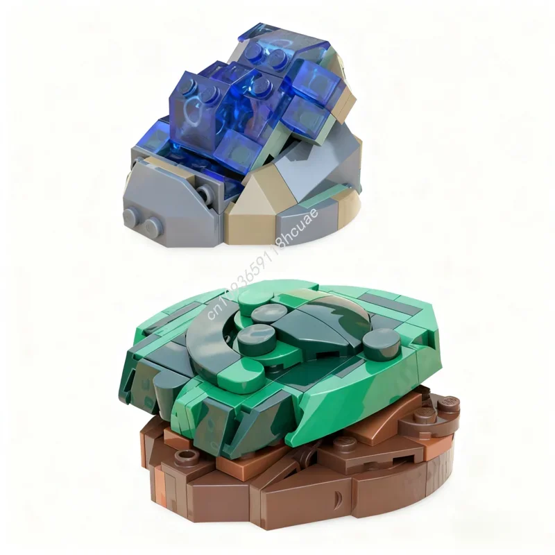 

198pcs MOC Malachite Azurite Mineral Collection Model Building Blocks Education Idea Creative Toys Birthday Festival Gifts