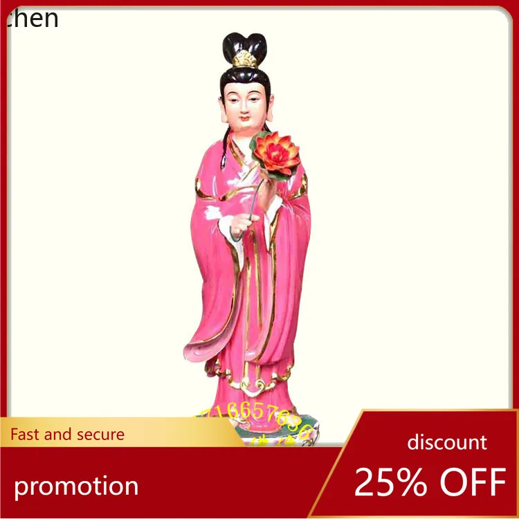 Cz1 peach blossom girl statue seven fairies goddess statue twelve old mothers lishan old mother statue