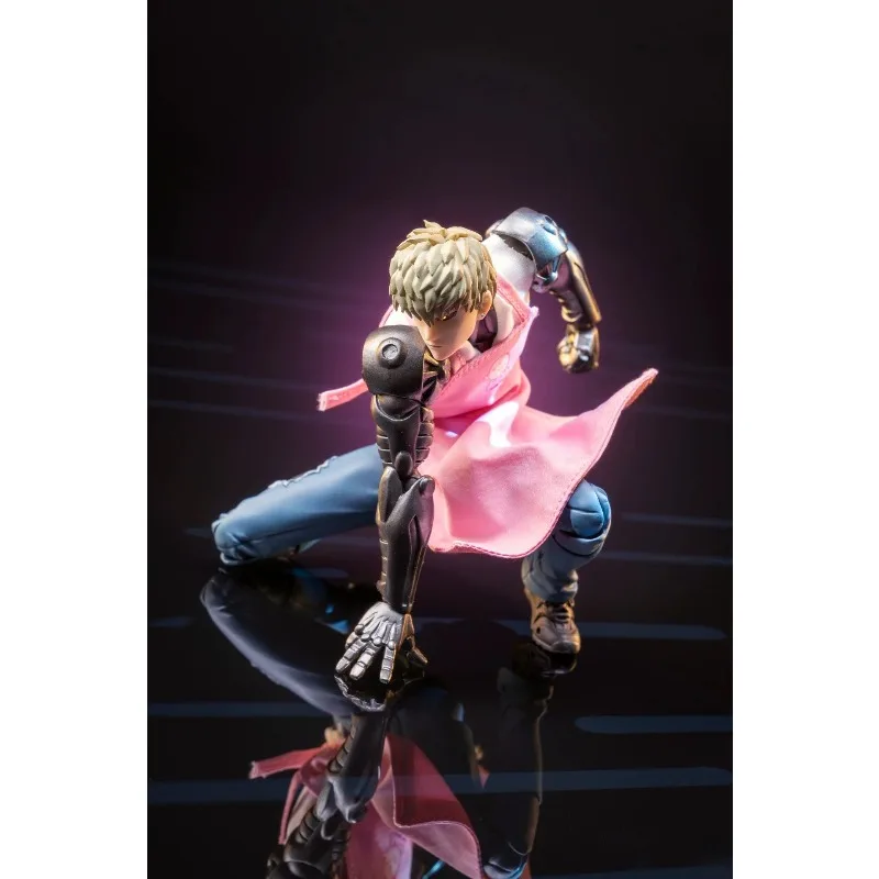 【Sans figurine】Veste en jean faite à la main à l'échelle 1/12 pour figurine masculine, accessoire de vêtement à col montant, compatible avec les modèles de soldats de 6 pouces, DIY