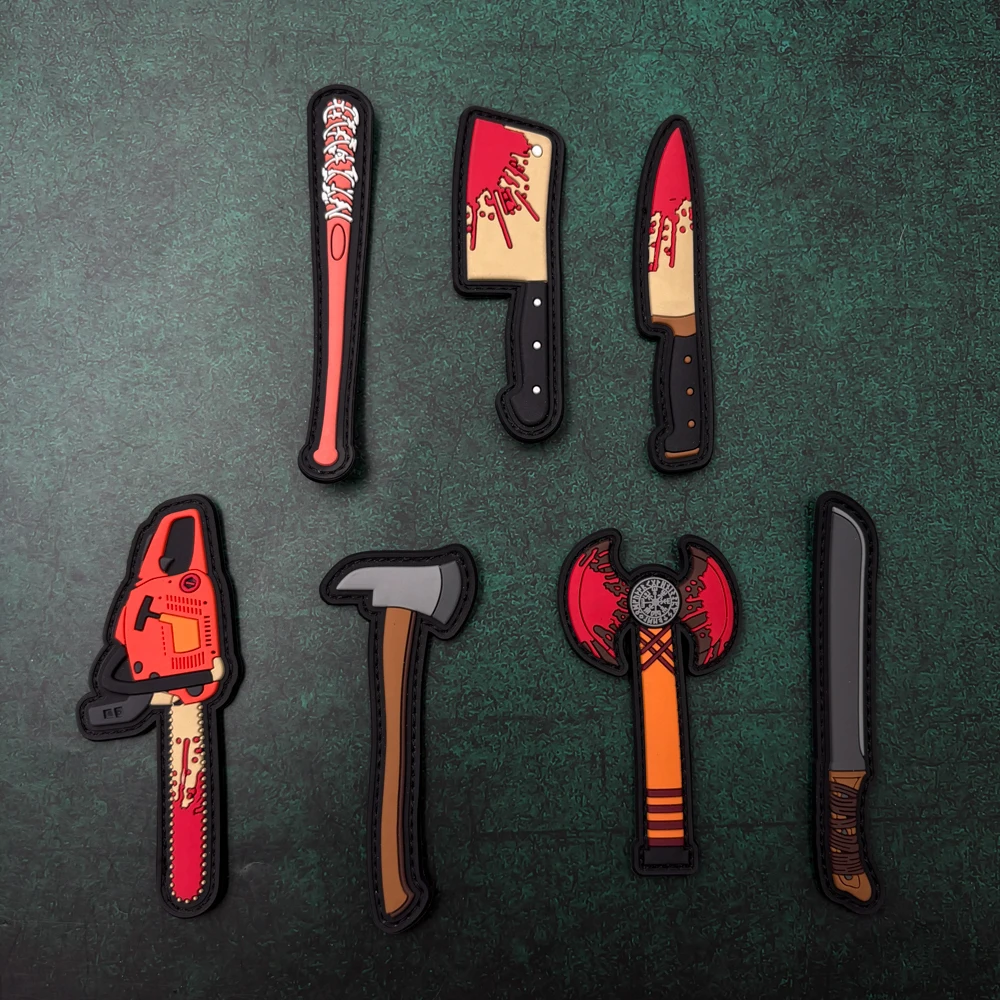 

Нашивка-наклейка из материала ПВХ с мультяшным узором, мягкая резина, с эффектом свечения в темноте, на крючке и петле, тактический значок морозки - нашивка - многоцветная, идеально подходит для нарукавных повязок, рюкзаков и вышивки одежды