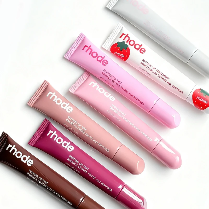 RHODE Atualização Edição Limitada Maquiagem Sun Soak Tan Line Blush Lip-Care Hidratante Lip Balm Polipeptídeo Baunilha Lip Gloss