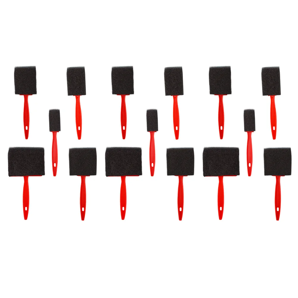 

15pcs Painting Brush Set Sponge Brushes For 'S Art Crafts Watercolor Oil Acrylic Gouache Plastic Handle Tools