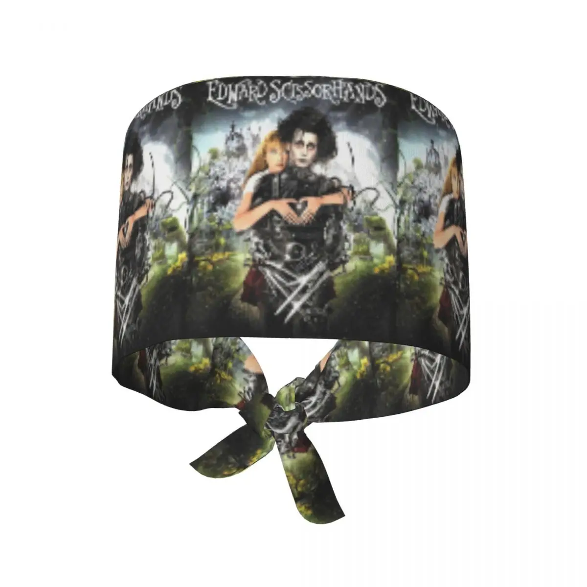 Edward Scissorhands Movie Scrub Hat Doctor Working Surgical Cap Men Women Adjustable Nursing Caps for Dentist