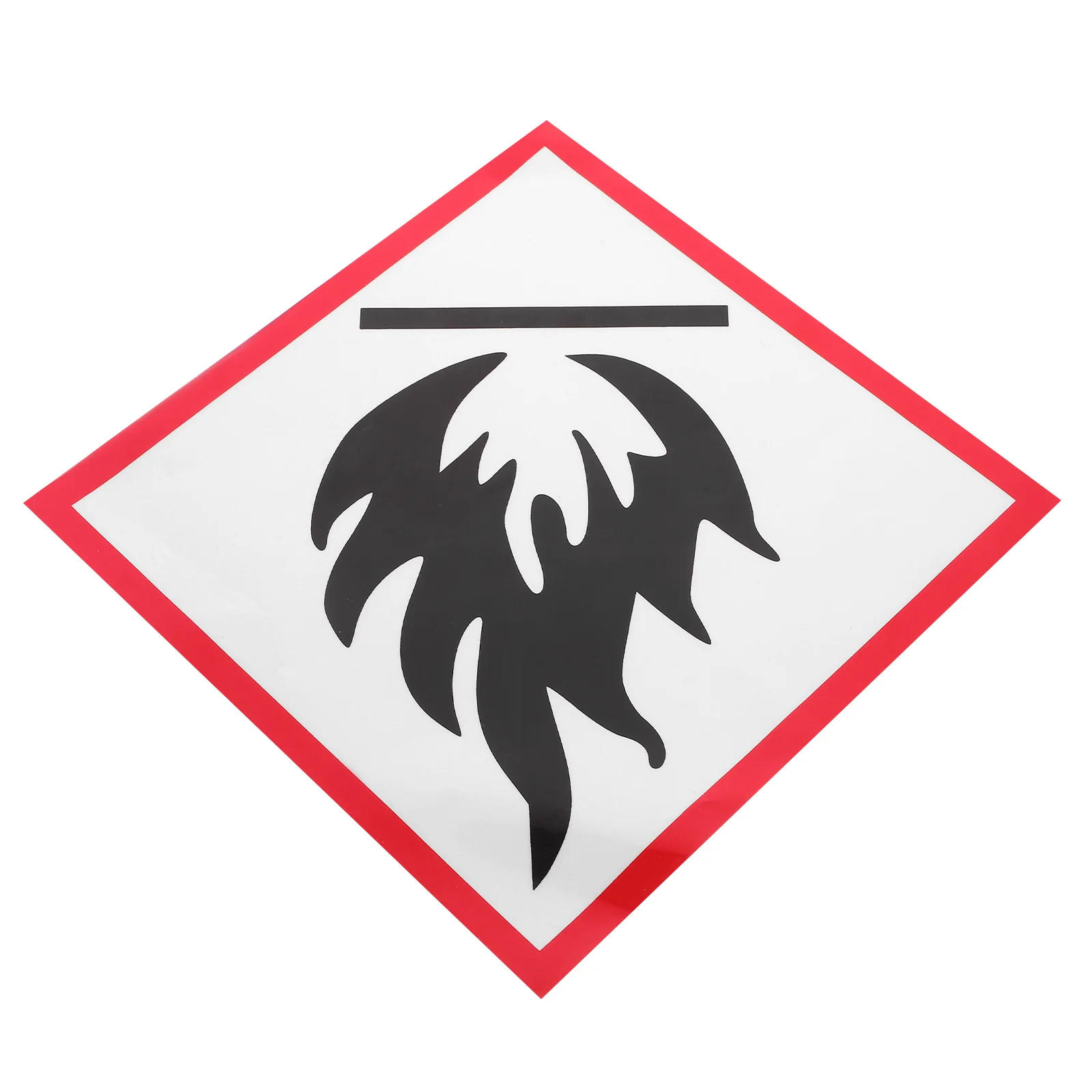 Reflective Warning Sign Sticker High Visibility Safety Caution Hazard Warning Sticker for Indoor Outdoor Use
