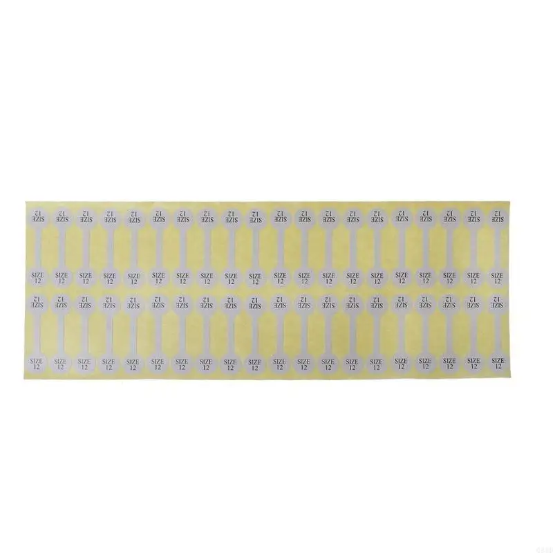 100Pieces Round Blank Jewelry Price Tags Stickers Jewelry Price Tags Ring Size Indentification Tags Stickers Price Label