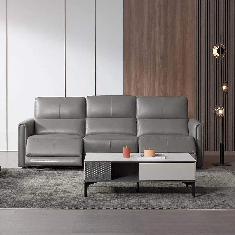 2026 2022 hot sale manufacturer popular design  sitter rocker sectional super comfortable  real leather recliner sofa