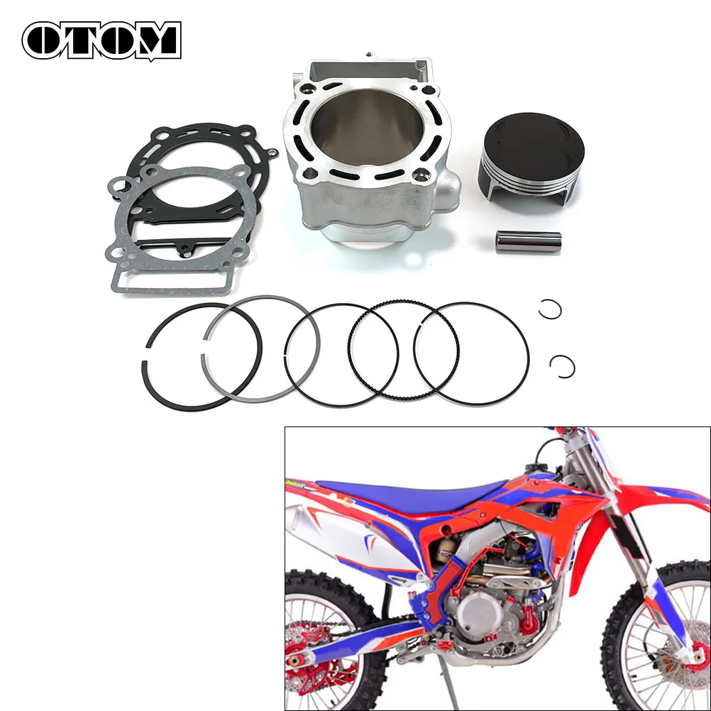 Motorcycle NC300 Cylinder Kit 84mm Ceramic Big Bore Piston For ZONGSHEN ZS177MM 250cc Uprade to 300cc Water-Cooled Engine Enduro