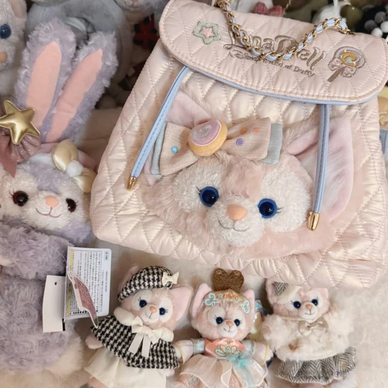 

2025 Halloween Duffy And His Friends Series Lina Bell Plush Backpack Decoration Doll Peripheral Products Girl's Christmas Gift