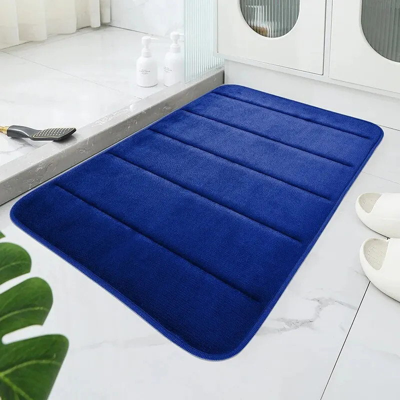 1 Memory Foam Bath Blanket, Soft and Comfortable, Super Absorbent and Anti-skid Bath Mat, Bathroom Accessories, Bathroom Decorat