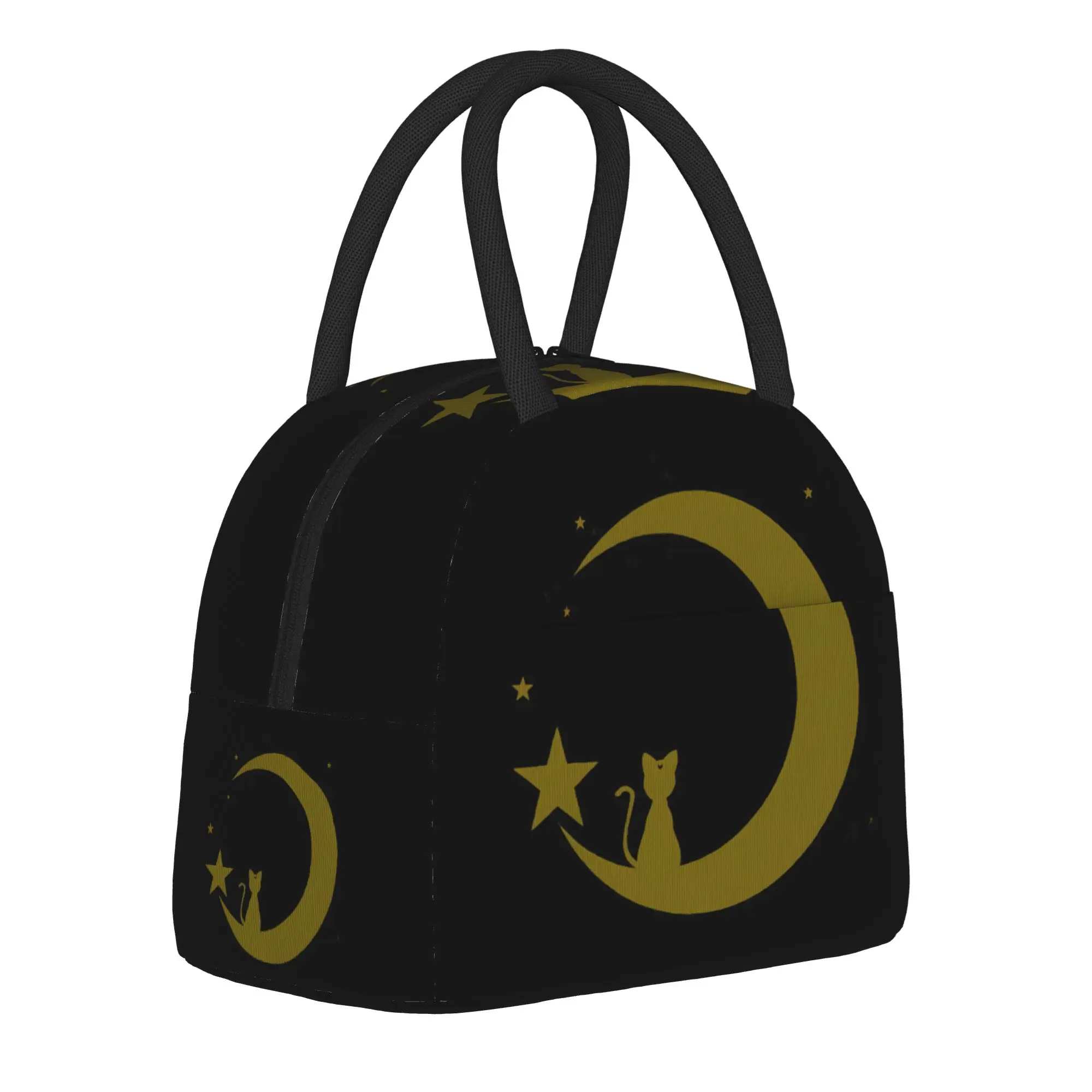 

Sailors Moons magical girl kitty cat Insulated Lunch Bag for Men Women Storage Food Box Portable Thermal Lunch Boxes