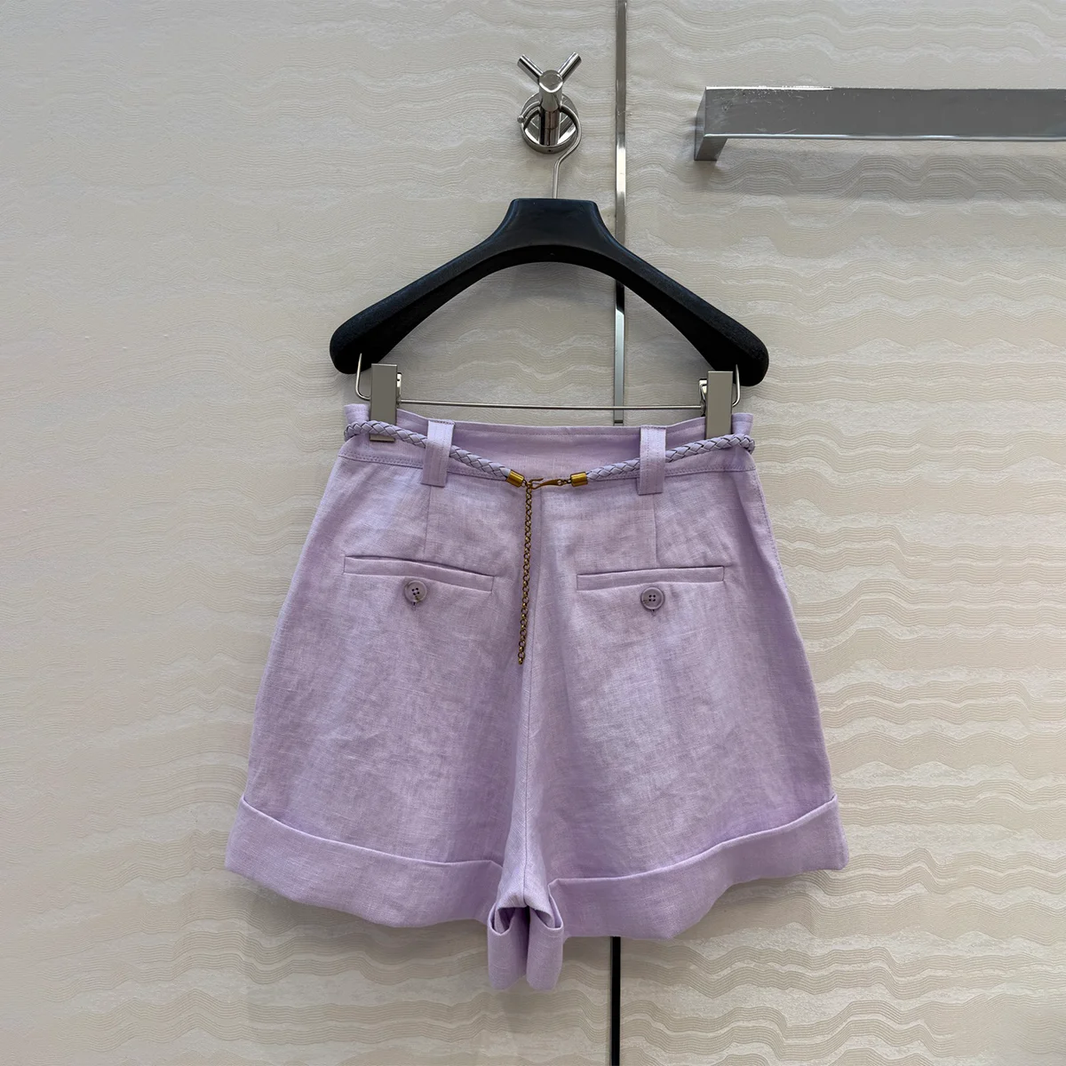 2026 high-quality women's summer shorts, simple and gentle--hb715