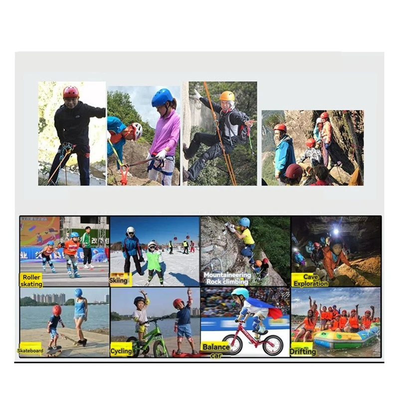 Ventilation Helmet Adult Children Outdoor For Bicycle Cycling Rock Climbing Skateboarding Roller Skating L