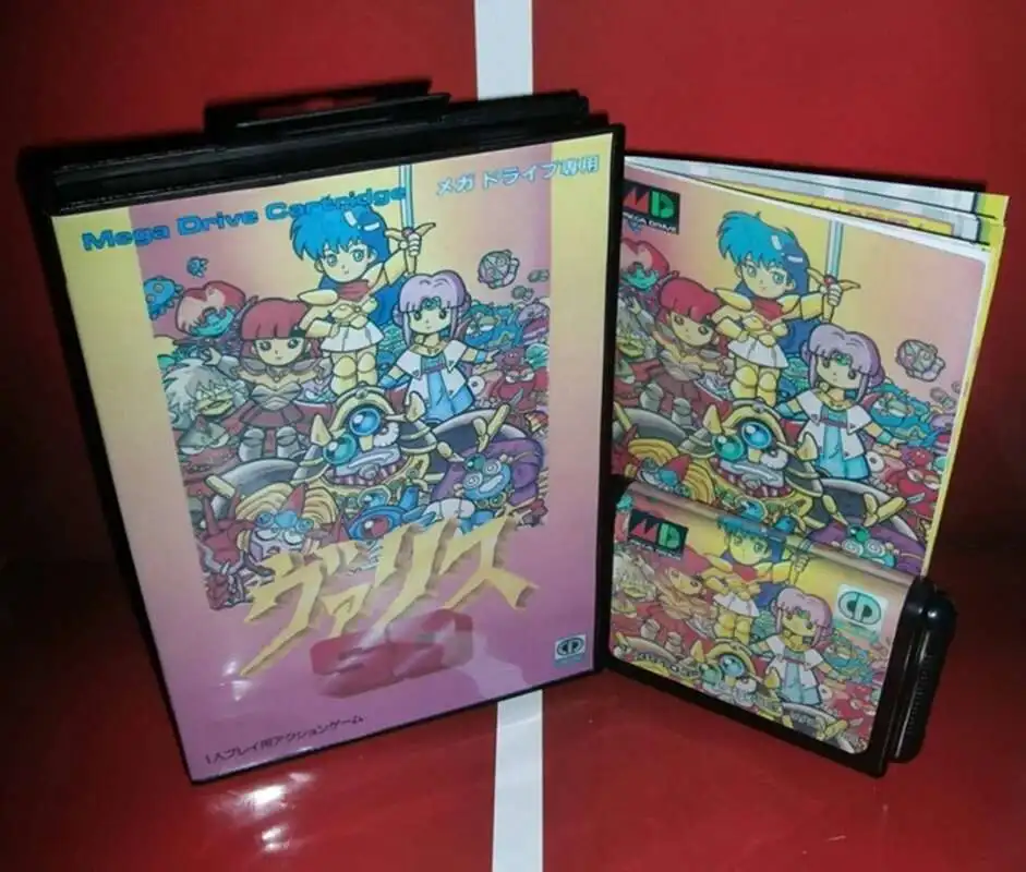 

SD Valis Game Card with Box and Manual for 16 Bit Sega MD Megadrive Genesis System