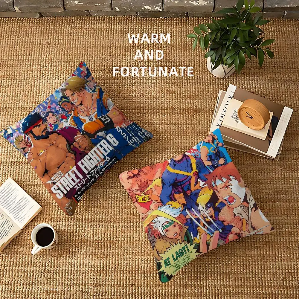 Street Fighter Kissenbezug Design Kissenbezug Dekor Urlaub Dekoration