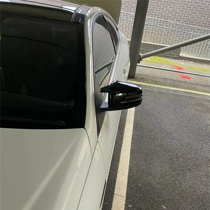 

A30F-For Mercedes Benz A B C E S CLA GLA Class W176 W246 W212 W204 Side Mirror Cover Rear View Mirror Trim Accessories