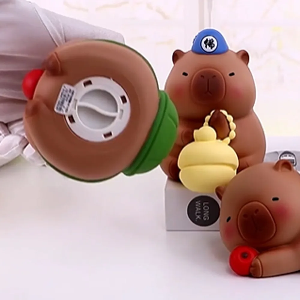 Réservoir d'épargne Capybara tirelire décorative grande capacité Capybara tirelire modèle à collectionner Capybara enfants boîte de rangement