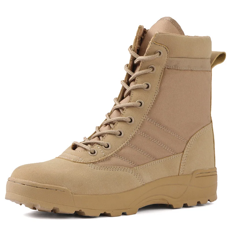 Botas de combate ao ar livre para homens e mulheres, sapatos de caminhada, tops altos, botas táticas do deserto, sapatos de segurança, outono, M1092