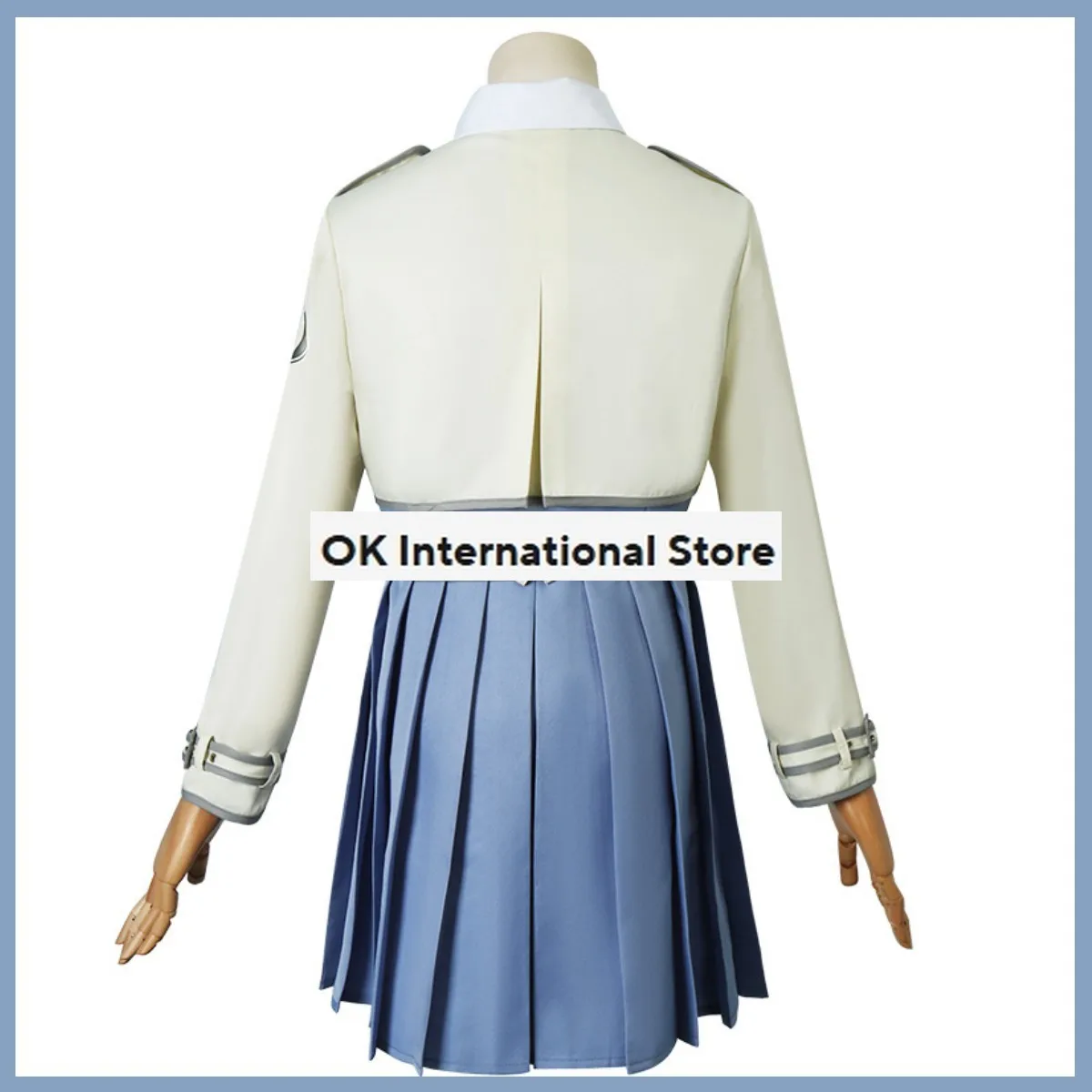 Anime Lycoris Recoil Nishikigi Chisato Takina Inoue Cosplay Costume parrucca giapponese Beige uniforme scolastica donna Sexy vestito di carnevale