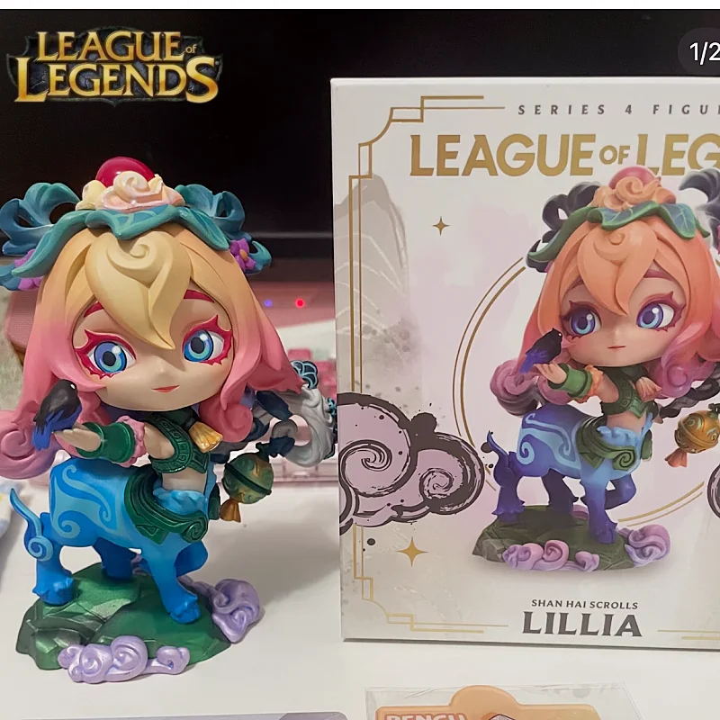 

В наличии Оригинальный мерч League Of Legends Shanhai ‌ Коллекционные модели серии Lillia, игрушки, подарки на день рождения для девушки, украшение для рабочего стола
