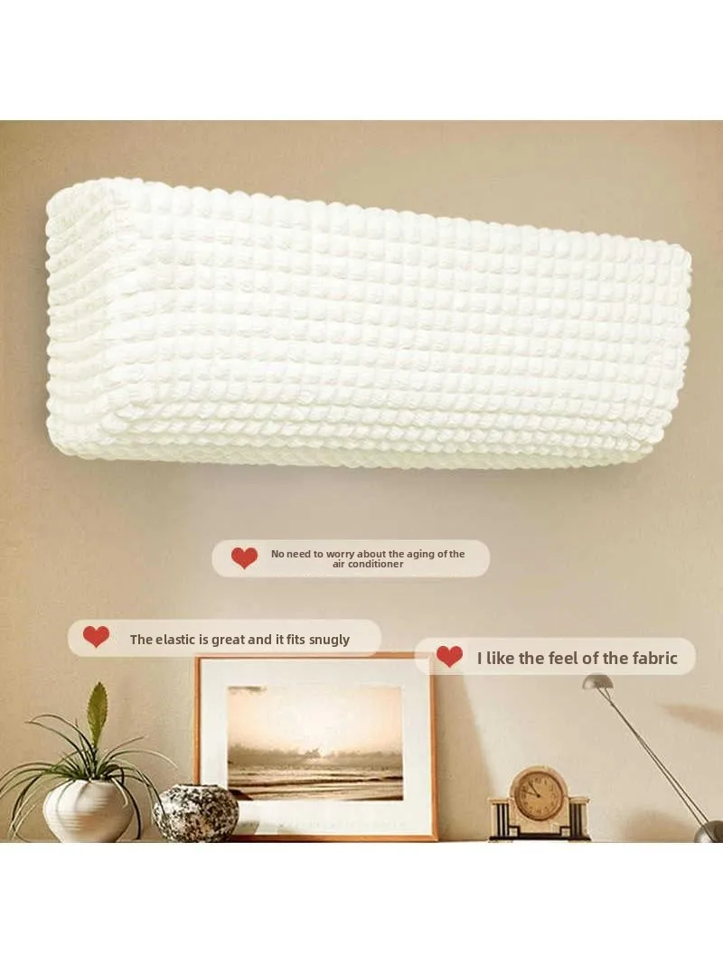 

Большой эластичный пылезащитный чехол для кондиционера, подвесной, для домашнего использования, новый, с сетчатым узором, из полиэстера, пыленепроницаемый