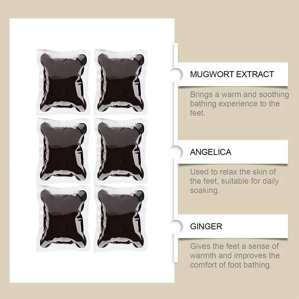 Natürlicher pflanzlicher Fußbad, Ingwer-Fußbadebeutel, fördert den Stoffwechsel, lindert Müdigkeit, Fuß-SPA-Einweichperlen