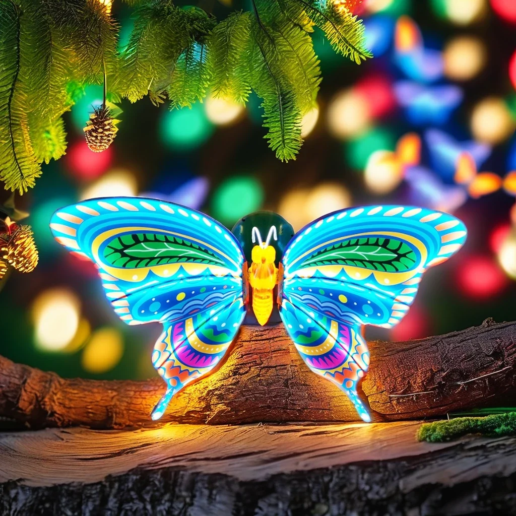 Momovalley LED Light up Butterfly Lamp for Garden Decor IP65 Rating Christmas Stand Light