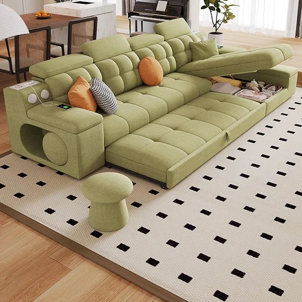 

Lounge Armrest Elasticas Sofa Hidden Bed Multifunctional Luxury Sofas Modern Funky Minimalist Designer Muebles TrendyFurniture