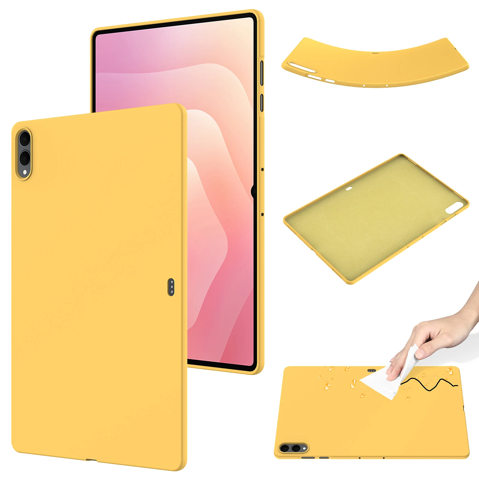 for Samsung Galaxy Tab S11 Ultra S11 Case Liquid Silicone Skin Feeling Soft Shockproof 14.6 11 Tablet Pad Protection Cover Shell
