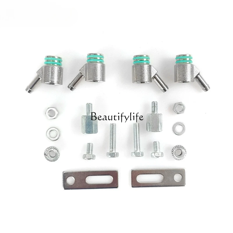 

Accessories, four-piece set of oil-changed cylinder block without punching, natural gas vehicle jet surface punching